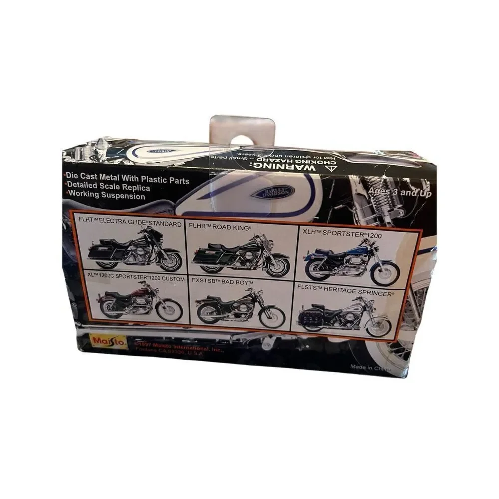 New Harley-Davidson Kids Die Cast Motorcycle Set 1:18 Set of 2